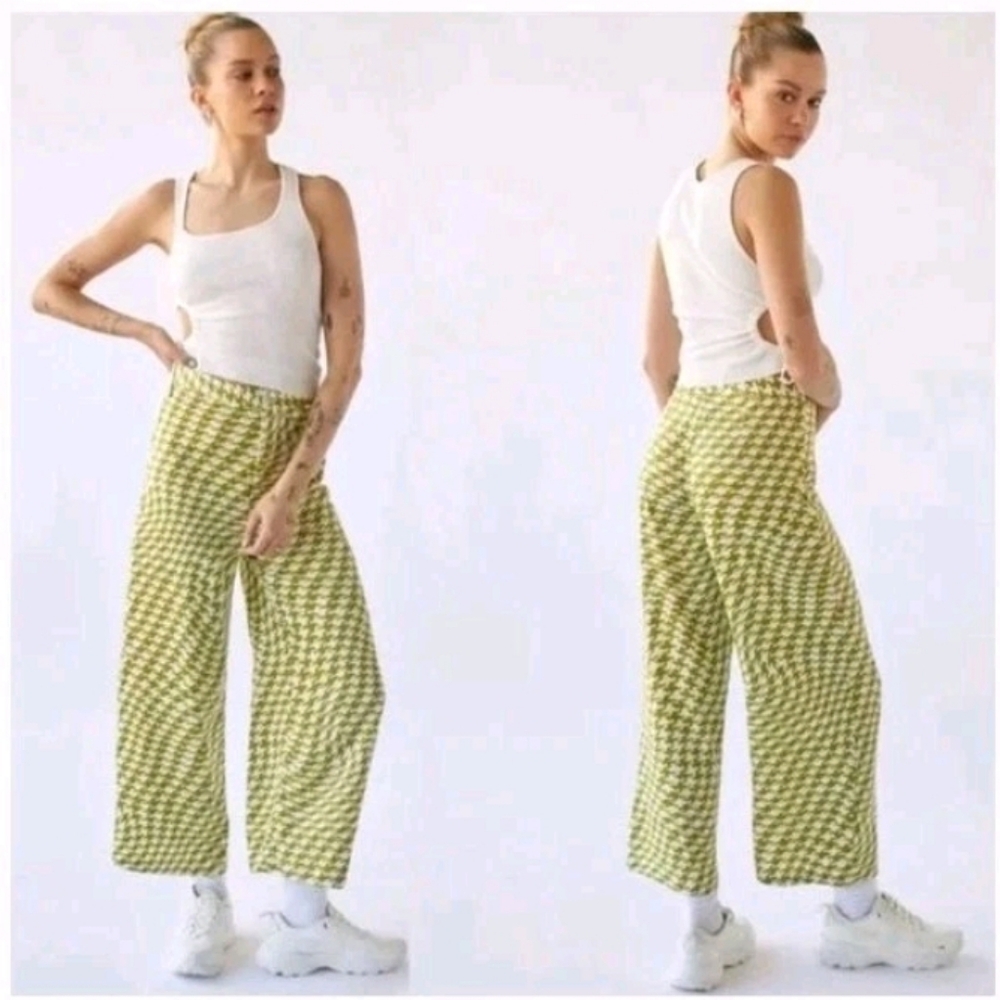 Urban Outfitters Olympia Scarf Printed Pants Wide Leg Sz M